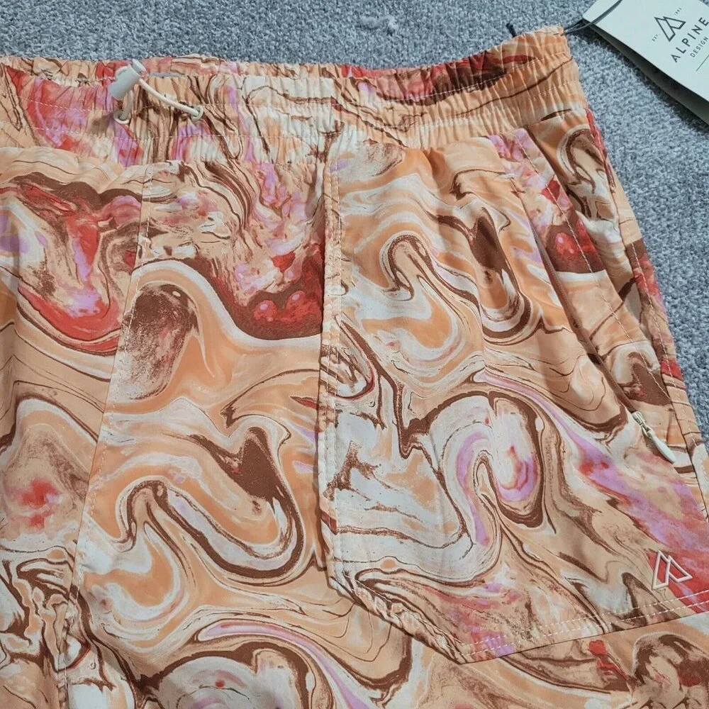 NWT Alpine Design Woven Shorts Shortie Womens Large UPF 50+ Ecodry 3.5 Inseam‎